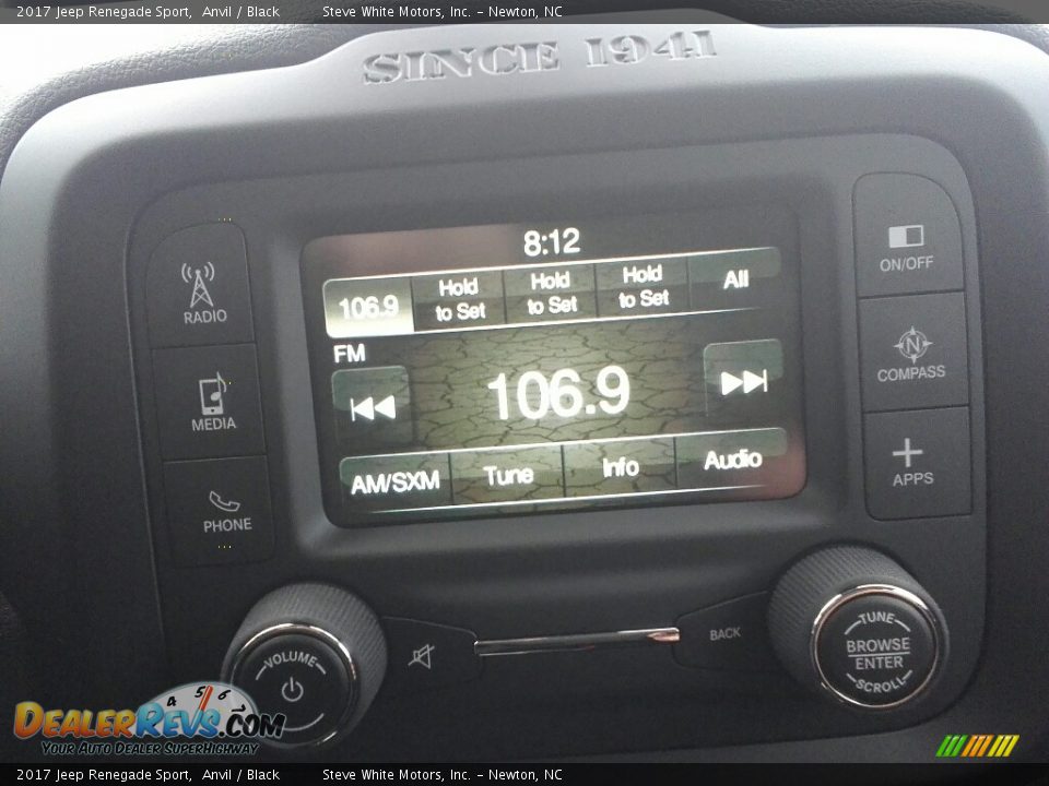 2017 Jeep Renegade Sport Anvil / Black Photo #17
