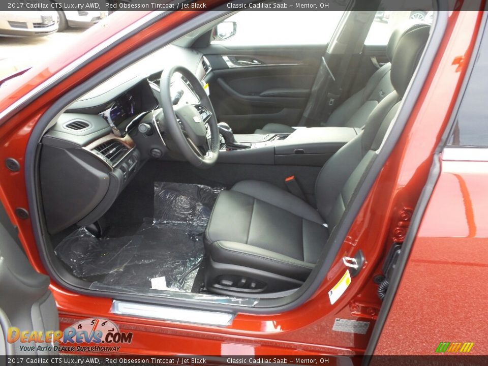 Jet Black Interior - 2017 Cadillac CTS Luxury AWD Photo #3