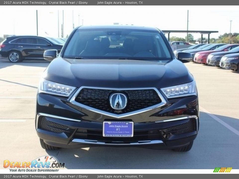 2017 Acura MDX Technology Crystal Black Pearl / Ebony Photo #2
