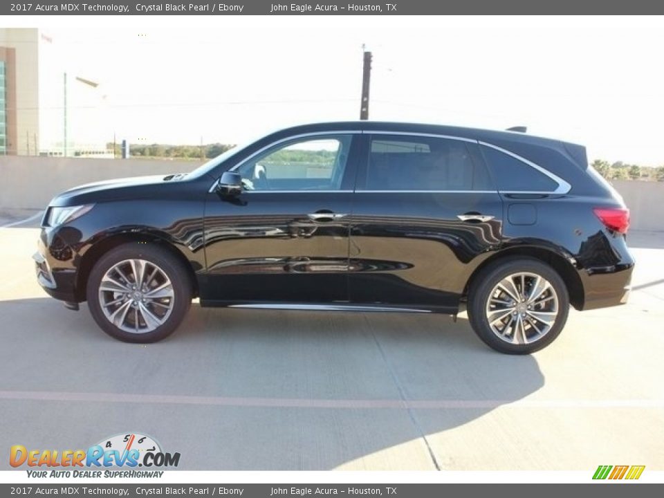 2017 Acura MDX Technology Crystal Black Pearl / Ebony Photo #4