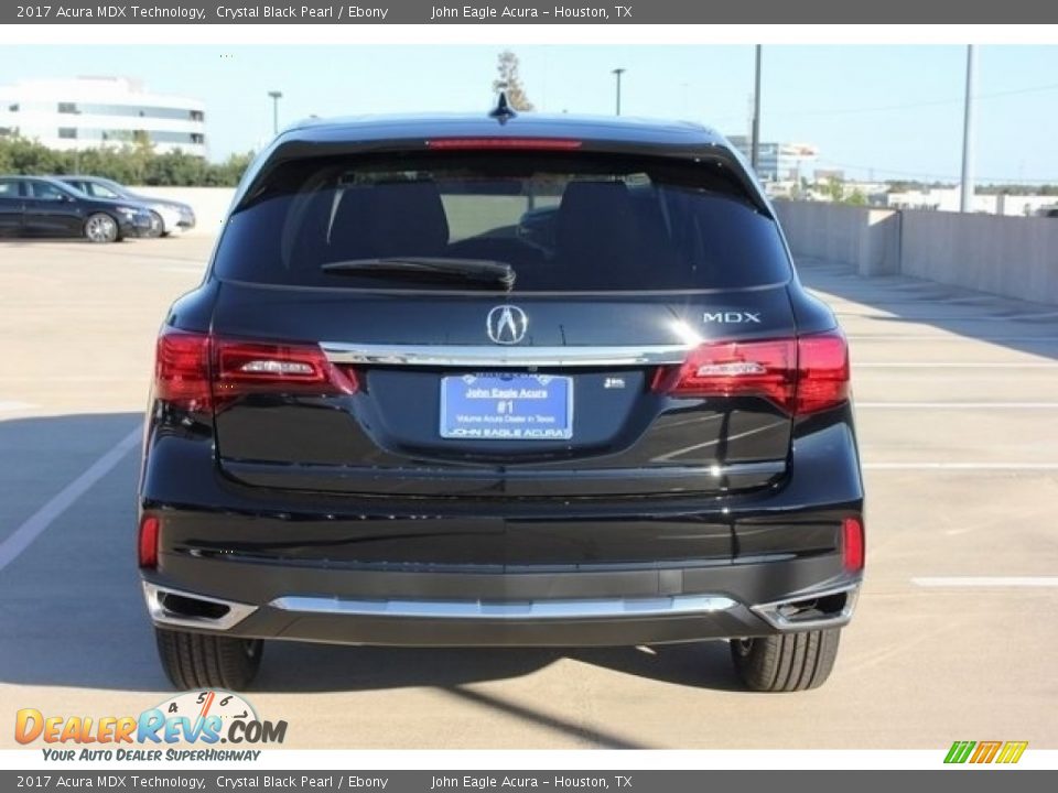 2017 Acura MDX Technology Crystal Black Pearl / Ebony Photo #6