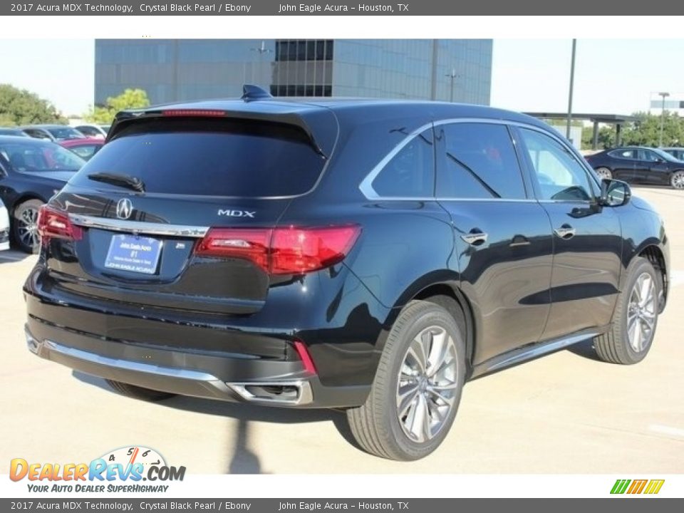 2017 Acura MDX Technology Crystal Black Pearl / Ebony Photo #7