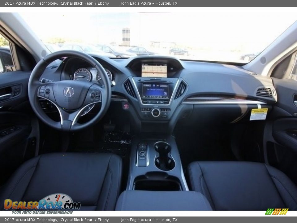 2017 Acura MDX Technology Crystal Black Pearl / Ebony Photo #9