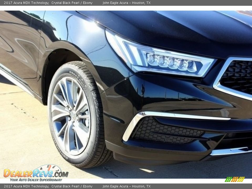 2017 Acura MDX Technology Crystal Black Pearl / Ebony Photo #10