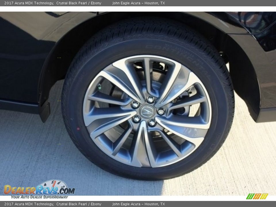 2017 Acura MDX Technology Crystal Black Pearl / Ebony Photo #13