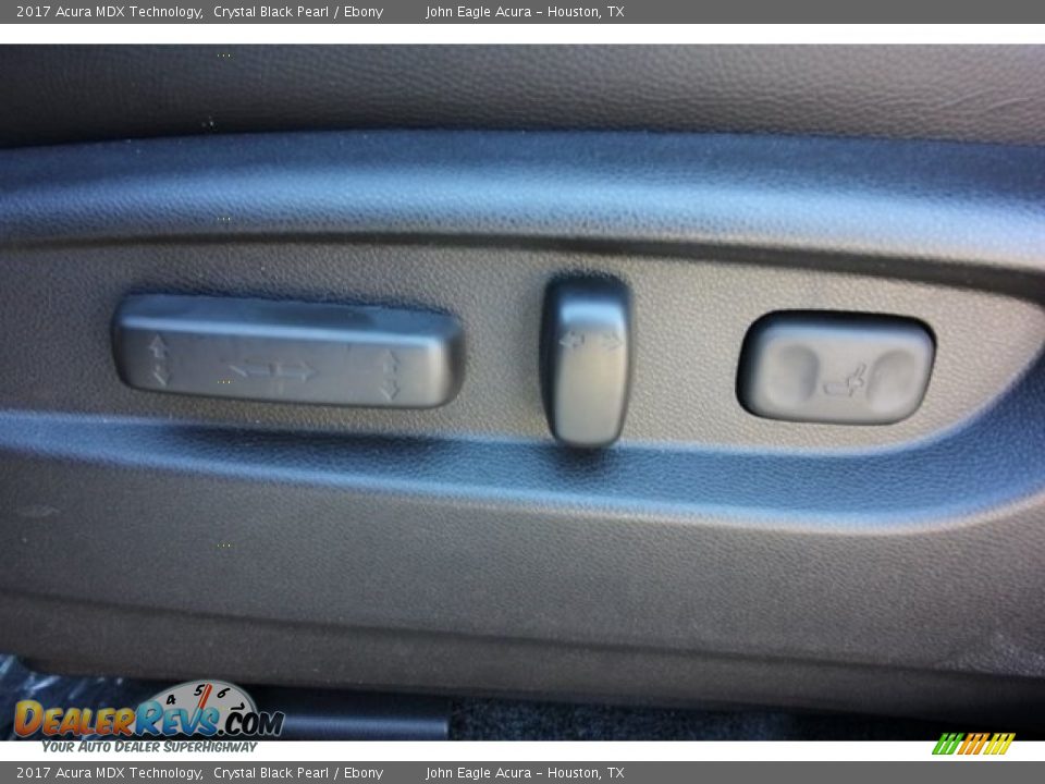 2017 Acura MDX Technology Crystal Black Pearl / Ebony Photo #16