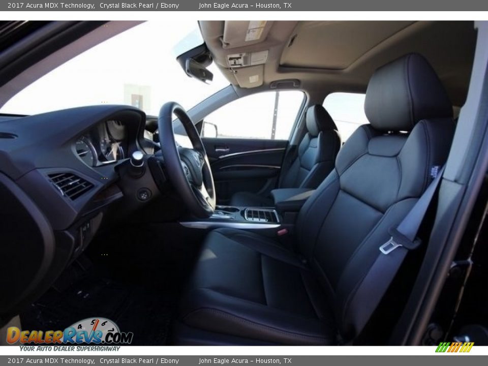 2017 Acura MDX Technology Crystal Black Pearl / Ebony Photo #18
