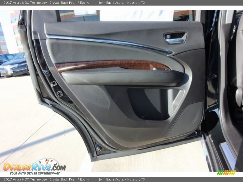 2017 Acura MDX Technology Crystal Black Pearl / Ebony Photo #19