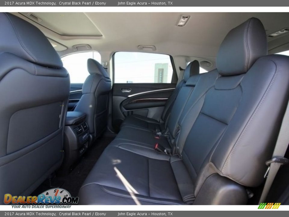 2017 Acura MDX Technology Crystal Black Pearl / Ebony Photo #20