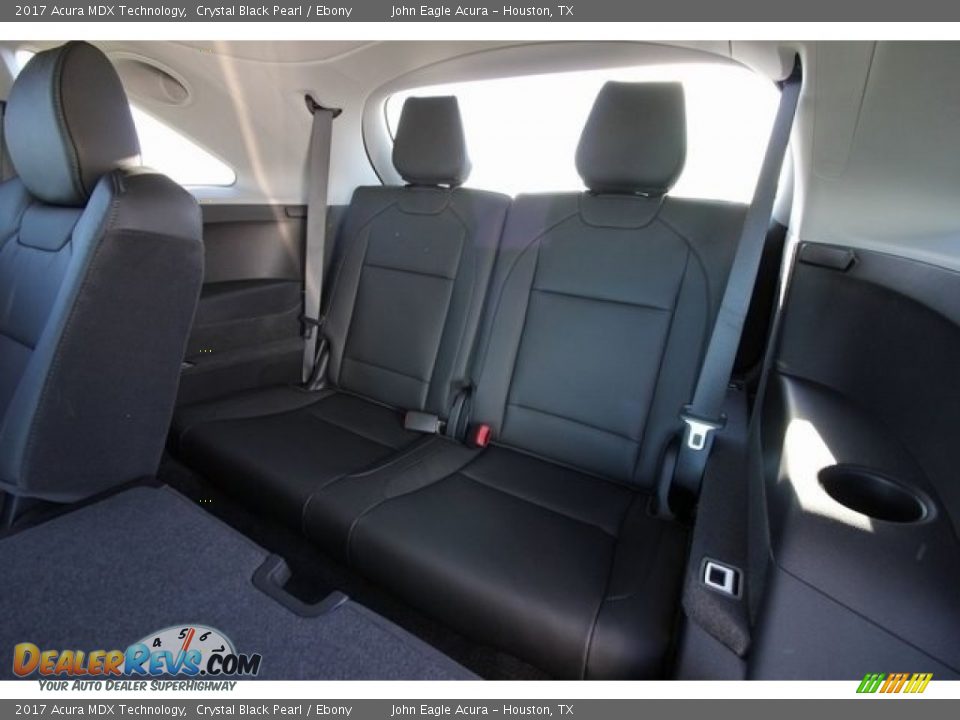 2017 Acura MDX Technology Crystal Black Pearl / Ebony Photo #21