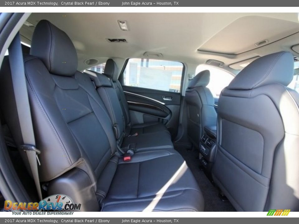 2017 Acura MDX Technology Crystal Black Pearl / Ebony Photo #25
