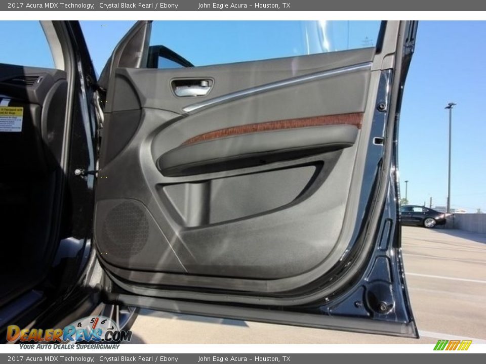 2017 Acura MDX Technology Crystal Black Pearl / Ebony Photo #27