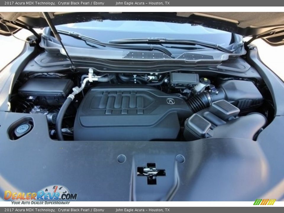 2017 Acura MDX Technology Crystal Black Pearl / Ebony Photo #30
