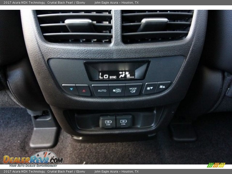 2017 Acura MDX Technology Crystal Black Pearl / Ebony Photo #31