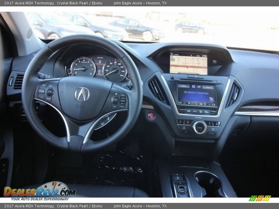 2017 Acura MDX Technology Crystal Black Pearl / Ebony Photo #32