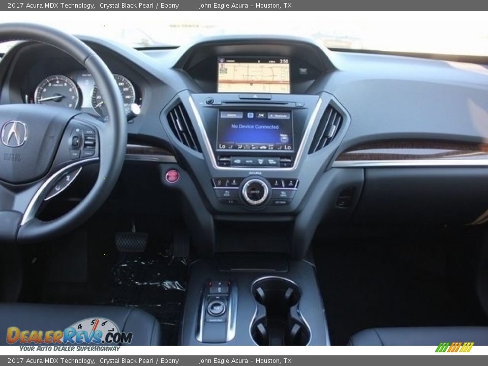 2017 Acura MDX Technology Crystal Black Pearl / Ebony Photo #34