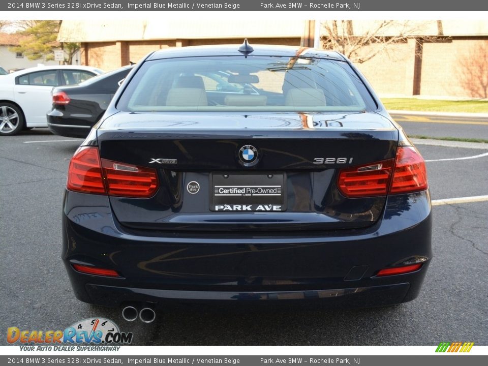 2014 BMW 3 Series 328i xDrive Sedan Imperial Blue Metallic / Venetian Beige Photo #4