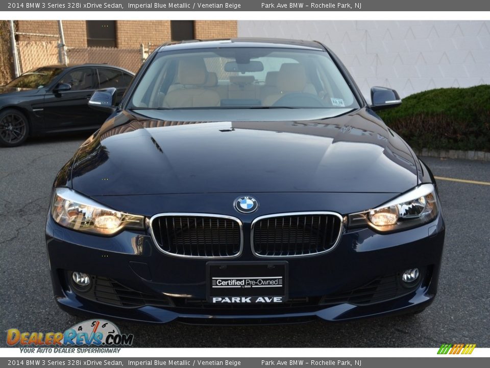 2014 BMW 3 Series 328i xDrive Sedan Imperial Blue Metallic / Venetian Beige Photo #7