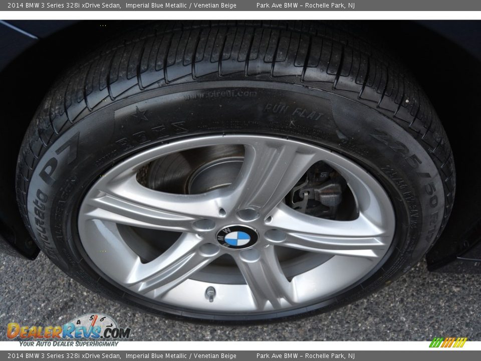 2014 BMW 3 Series 328i xDrive Sedan Imperial Blue Metallic / Venetian Beige Photo #33