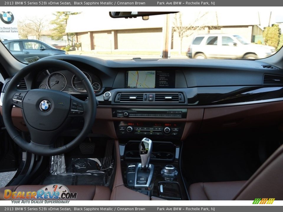 2013 BMW 5 Series 528i xDrive Sedan Black Sapphire Metallic / Cinnamon Brown Photo #14