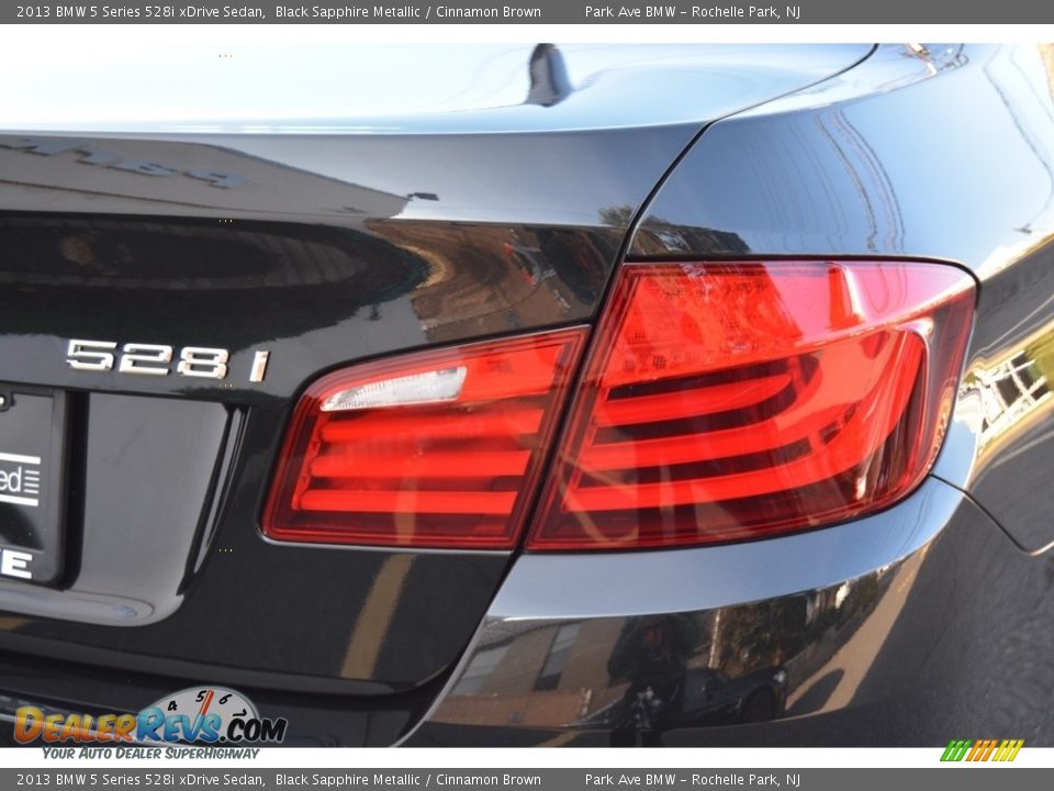2013 BMW 5 Series 528i xDrive Sedan Black Sapphire Metallic / Cinnamon Brown Photo #22