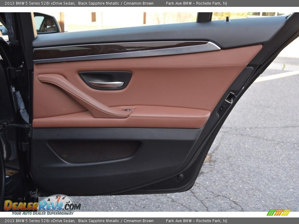 2013 BMW 5 Series 528i xDrive Sedan Black Sapphire Metallic / Cinnamon Brown Photo #23