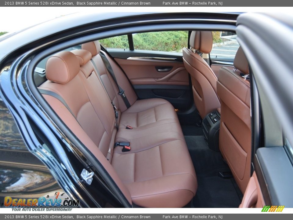 2013 BMW 5 Series 528i xDrive Sedan Black Sapphire Metallic / Cinnamon Brown Photo #24