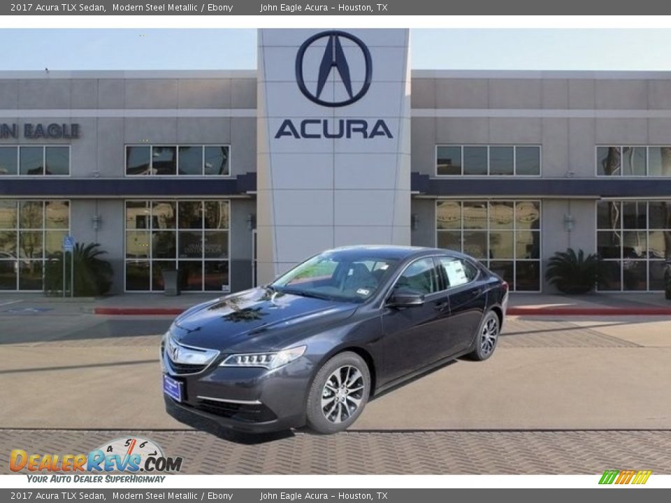 2017 Acura TLX Sedan Modern Steel Metallic / Ebony Photo #3