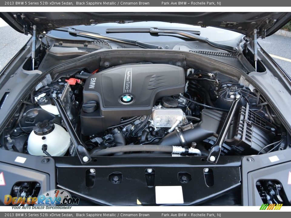 2013 BMW 5 Series 528i xDrive Sedan Black Sapphire Metallic / Cinnamon Brown Photo #29