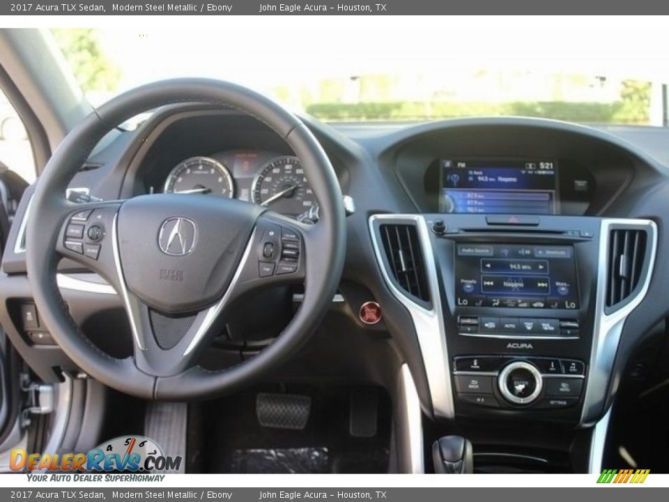 2017 Acura TLX Sedan Modern Steel Metallic / Ebony Photo #9