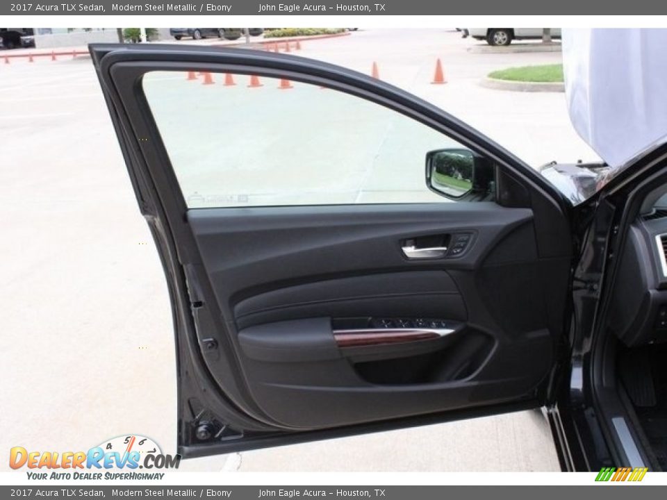 2017 Acura TLX Sedan Modern Steel Metallic / Ebony Photo #11