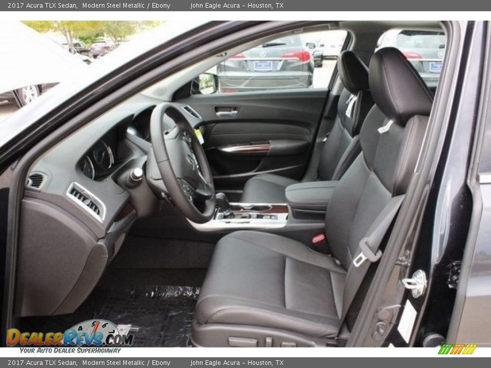 2017 Acura TLX Sedan Modern Steel Metallic / Ebony Photo #12