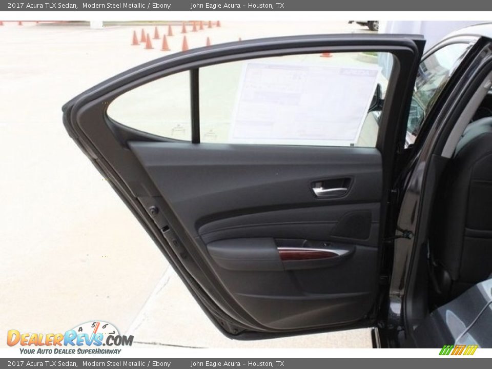 2017 Acura TLX Sedan Modern Steel Metallic / Ebony Photo #13