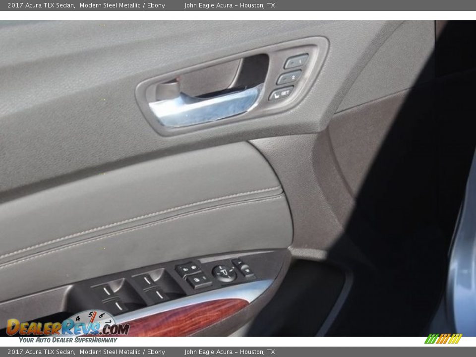 2017 Acura TLX Sedan Modern Steel Metallic / Ebony Photo #23