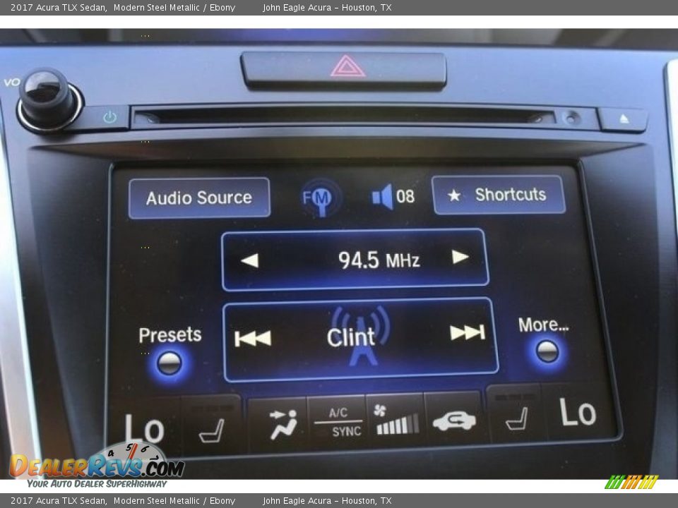 2017 Acura TLX Sedan Modern Steel Metallic / Ebony Photo #32