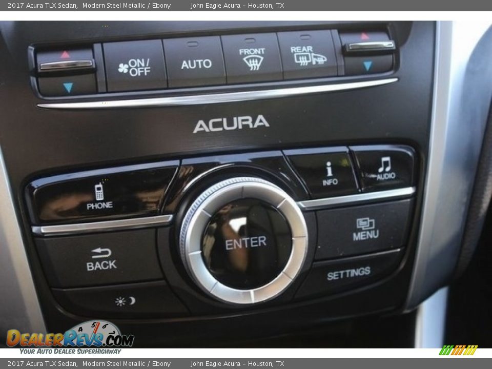 2017 Acura TLX Sedan Modern Steel Metallic / Ebony Photo #33