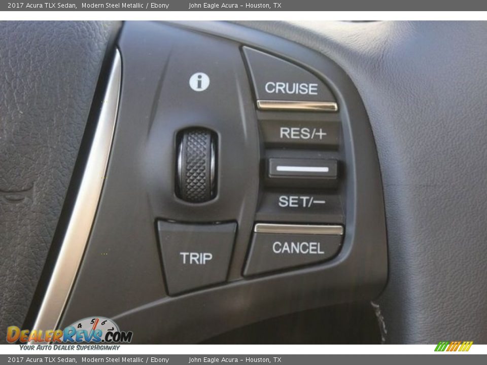 2017 Acura TLX Sedan Modern Steel Metallic / Ebony Photo #34