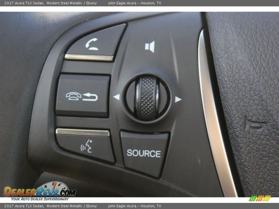 2017 Acura TLX Sedan Modern Steel Metallic / Ebony Photo #35