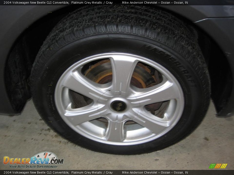 2004 Volkswagen New Beetle GLS Convertible Platinum Grey Metallic / Gray Photo #19