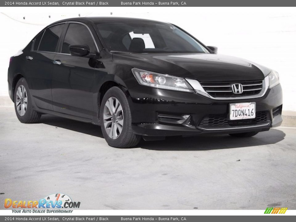 2014 Honda Accord LX Sedan Crystal Black Pearl / Black Photo #1