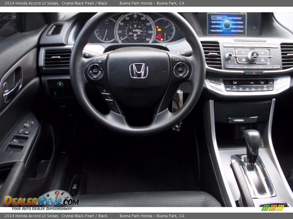 2014 Honda Accord LX Sedan Crystal Black Pearl / Black Photo #5