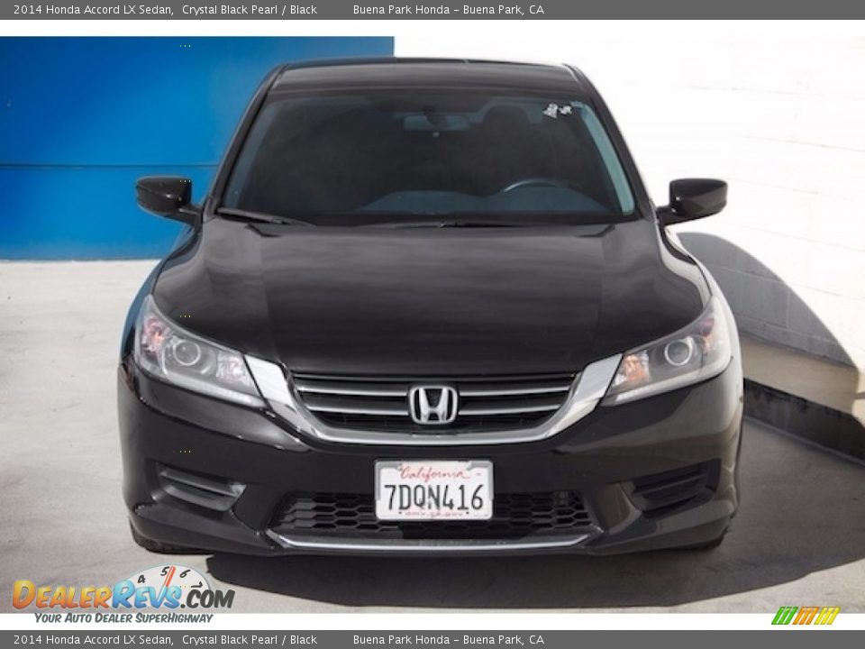 2014 Honda Accord LX Sedan Crystal Black Pearl / Black Photo #7