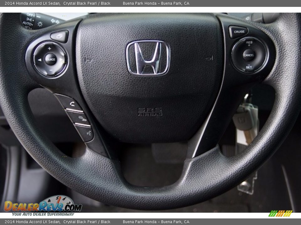 2014 Honda Accord LX Sedan Crystal Black Pearl / Black Photo #11