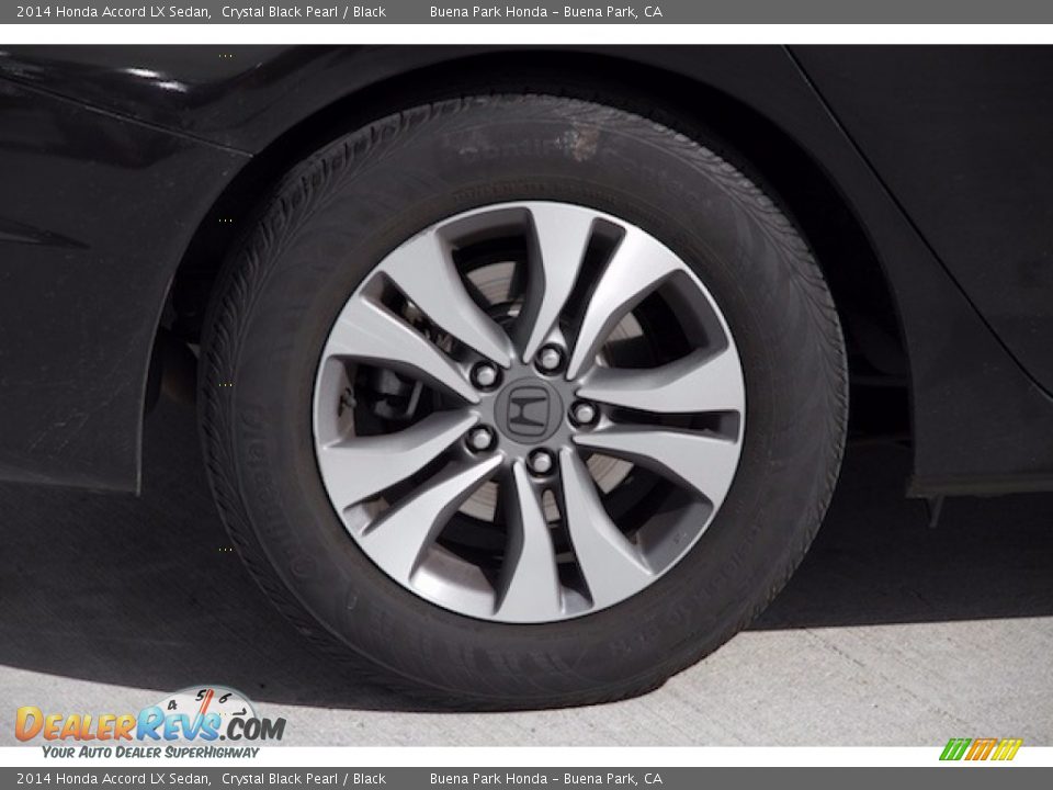 2014 Honda Accord LX Sedan Crystal Black Pearl / Black Photo #25