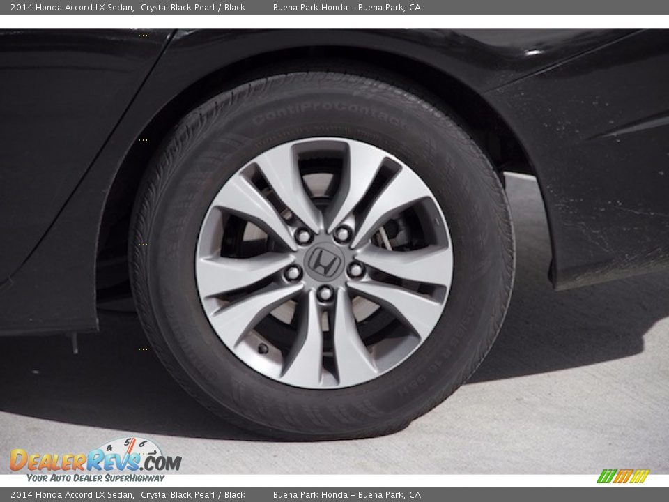 2014 Honda Accord LX Sedan Crystal Black Pearl / Black Photo #27