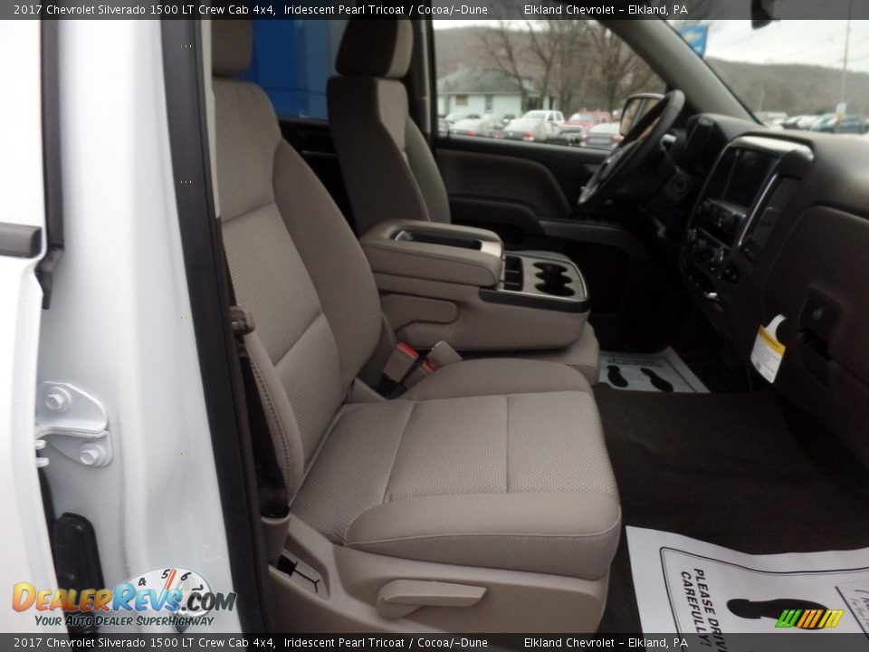 2017 Chevrolet Silverado 1500 LT Crew Cab 4x4 Iridescent Pearl Tricoat / Cocoa/­Dune Photo #21