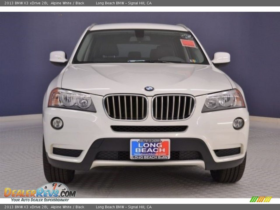 2013 BMW X3 xDrive 28i Alpine White / Black Photo #2