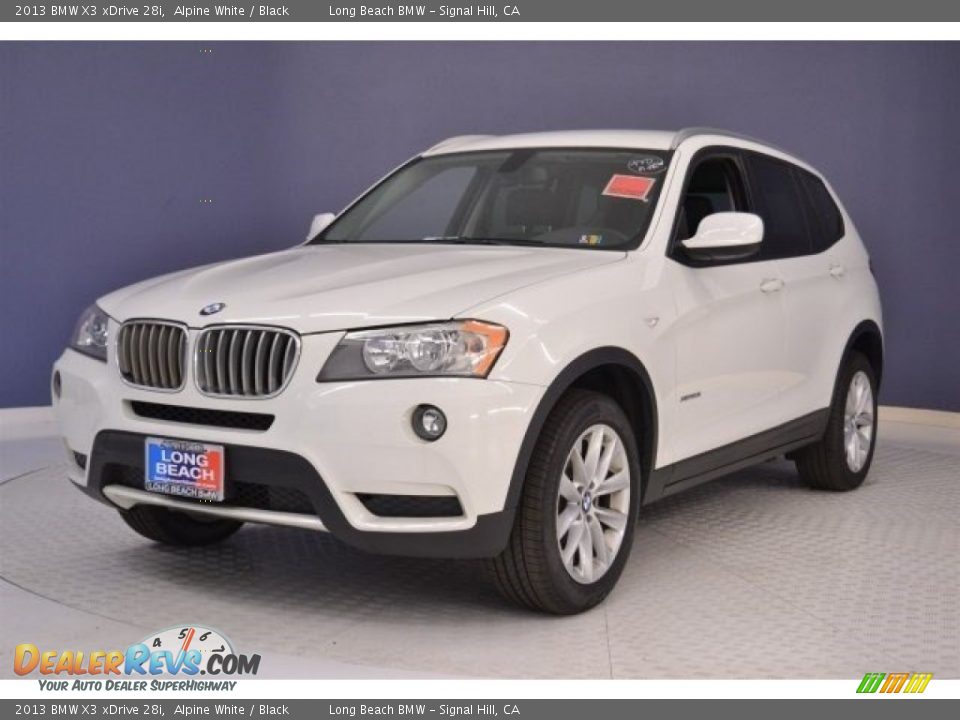 2013 BMW X3 xDrive 28i Alpine White / Black Photo #3