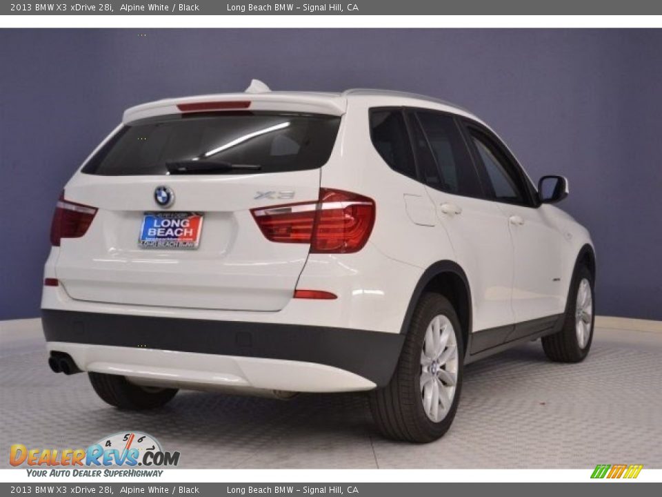 2013 BMW X3 xDrive 28i Alpine White / Black Photo #7