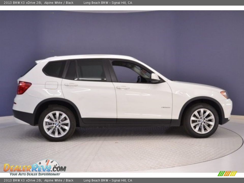 2013 BMW X3 xDrive 28i Alpine White / Black Photo #8